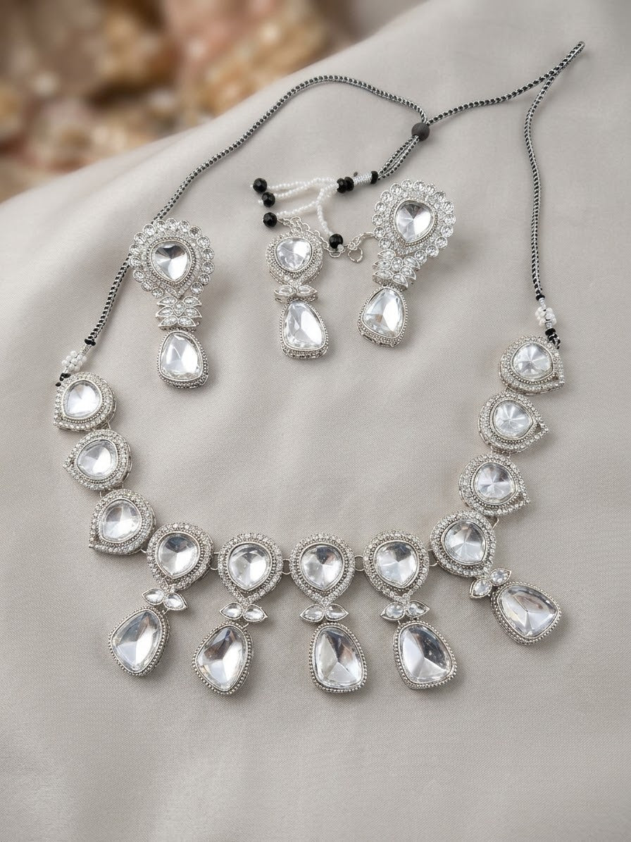 Beautiful designer kundan necklace seta