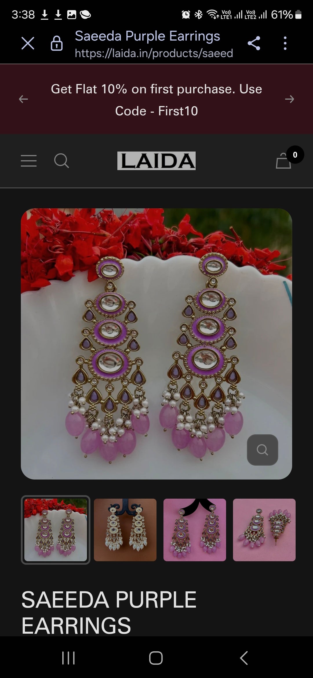 Beautiful designer earings