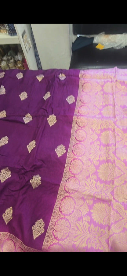 Beautiful designer silk saree