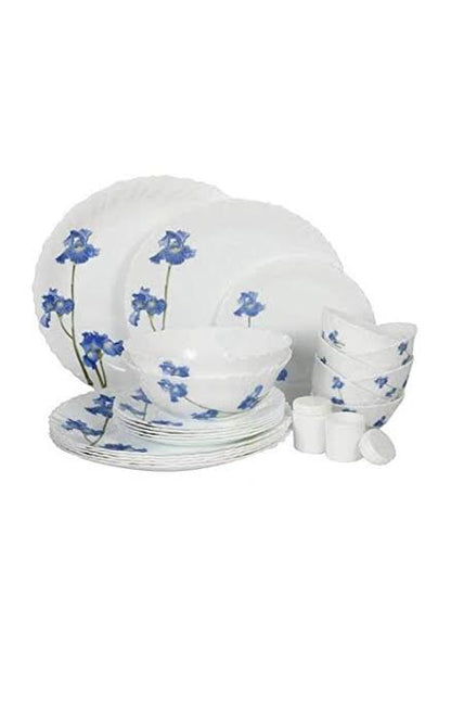 LaOpala Blue Orchids Dinner Set Of 29