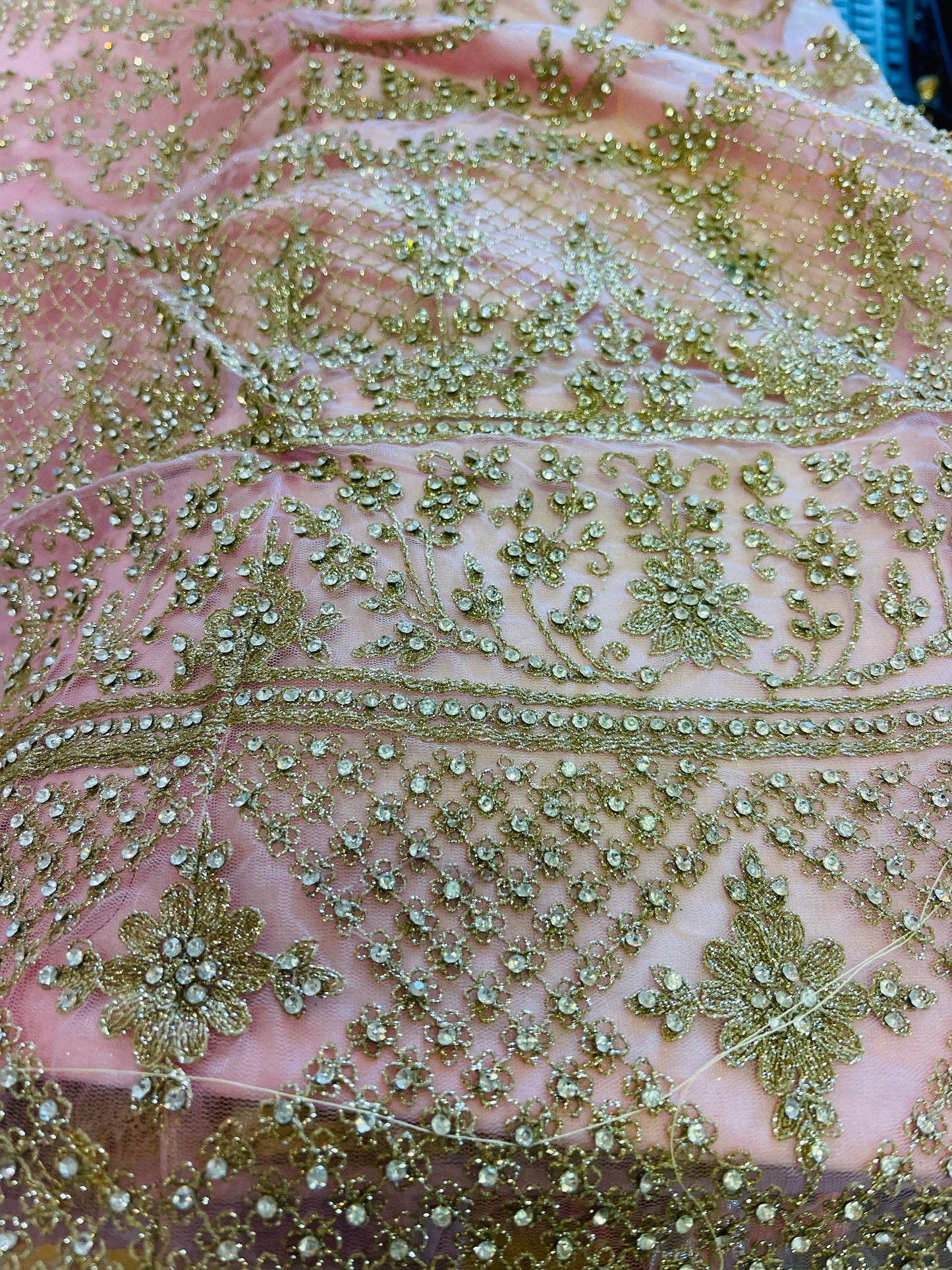 Beautiful designer unstitched lengha