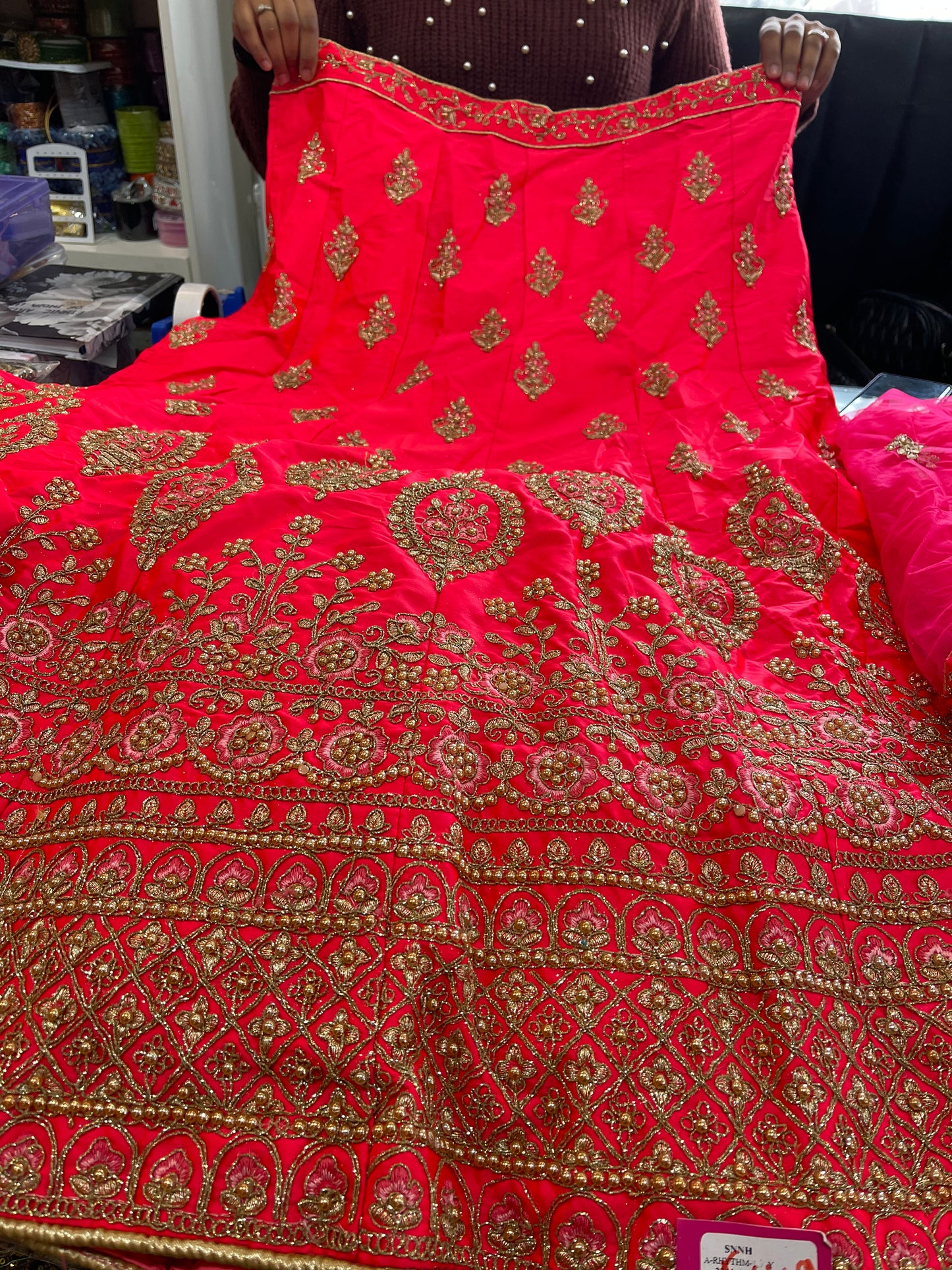 Beautiful designer semi stitch lengha choli