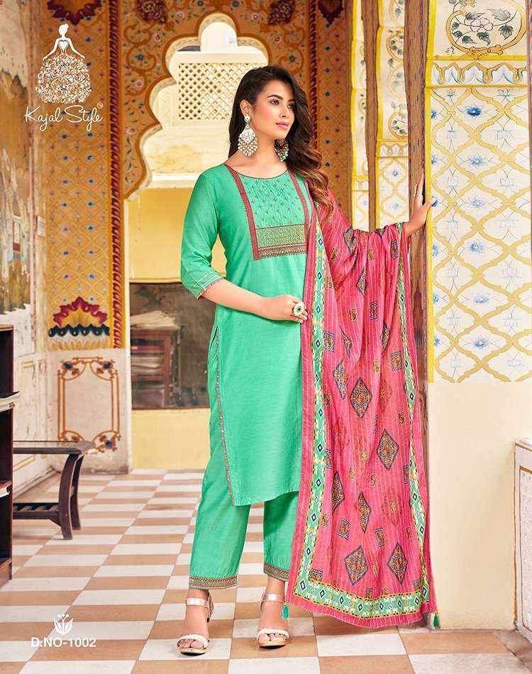 Beautiful designer kurti pants dupptta