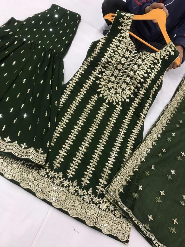 Beautiful designer sharara suit