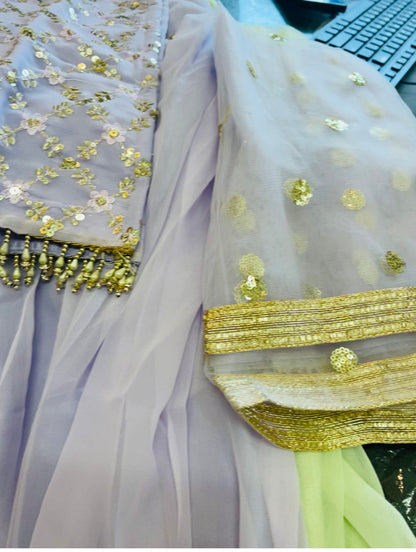 Beautiful designer sharara suit