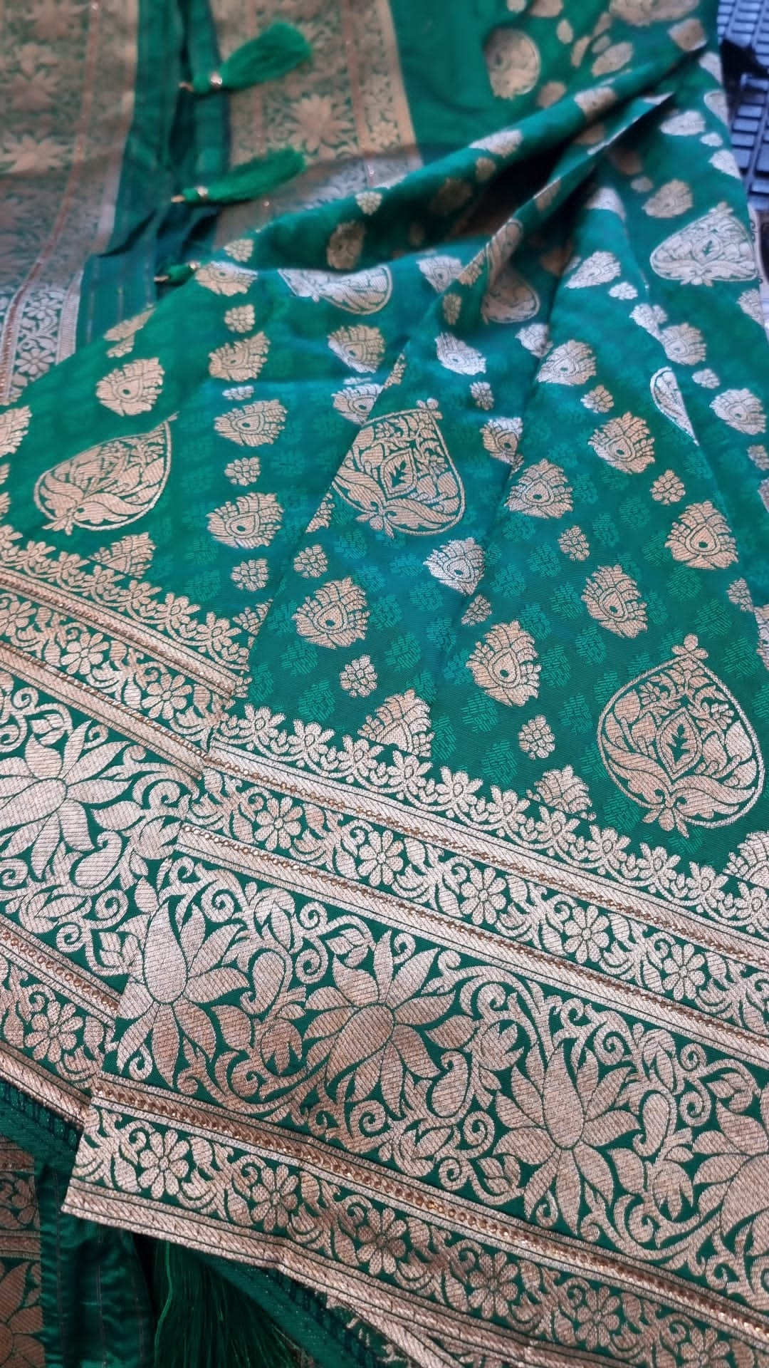 Beautiful designer silk saree