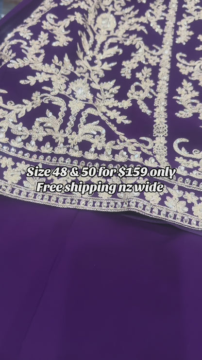 Beautiful designer plazo suit
