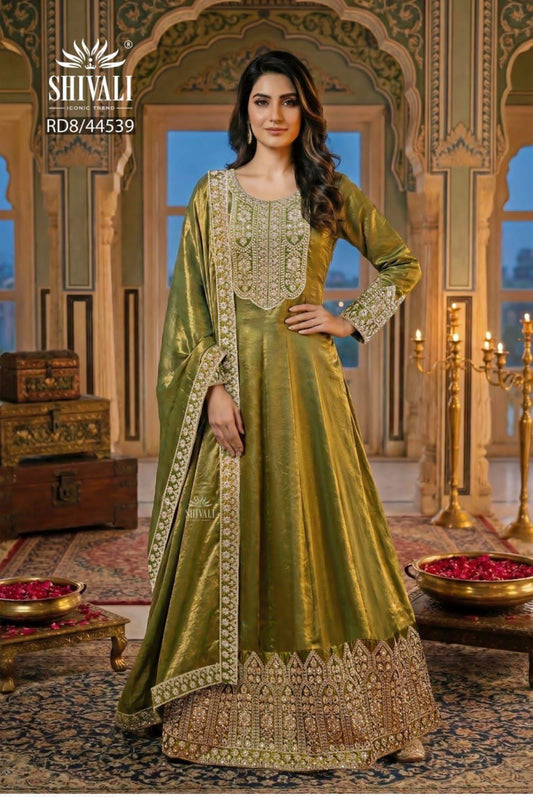 Beautiful designer jimmy choo anarkhali