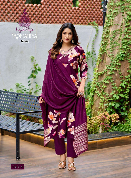 Beautiful designer Kurti with pants with duppatta