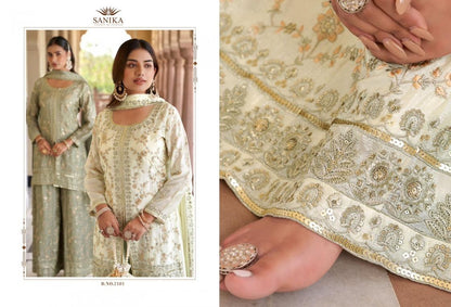 Beautiful designer plazo suit