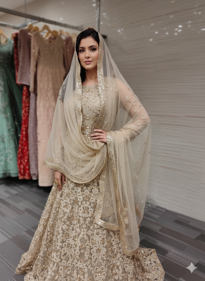 Beautiful designer Anarkali style gown