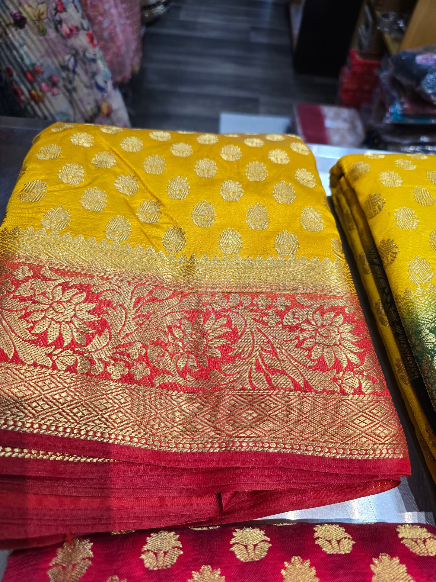Beautiful designer silk saree