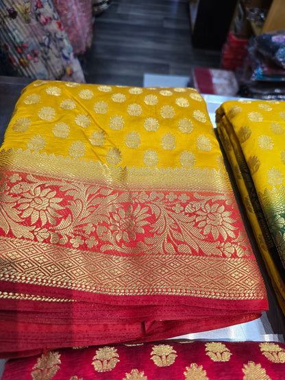 Beautiful designer silk saree