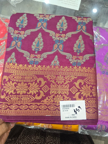 Beautiful designer silk saree