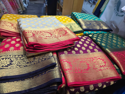 Beautiful designer silk saree