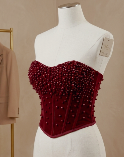 Beautiful designer ready made corset  blouse