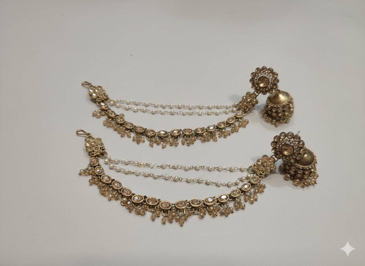 Beautiful designer bahubali jhumki