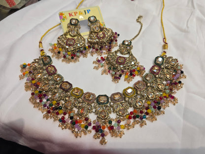Beautiful designer necklace set