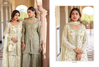 Beautiful designer plazo suit