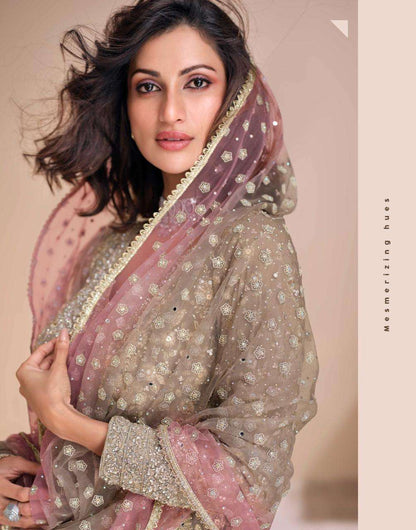 Beautiful designer plazo suit