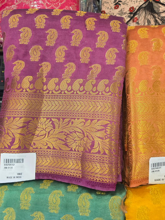 Beautiful designer silk saree