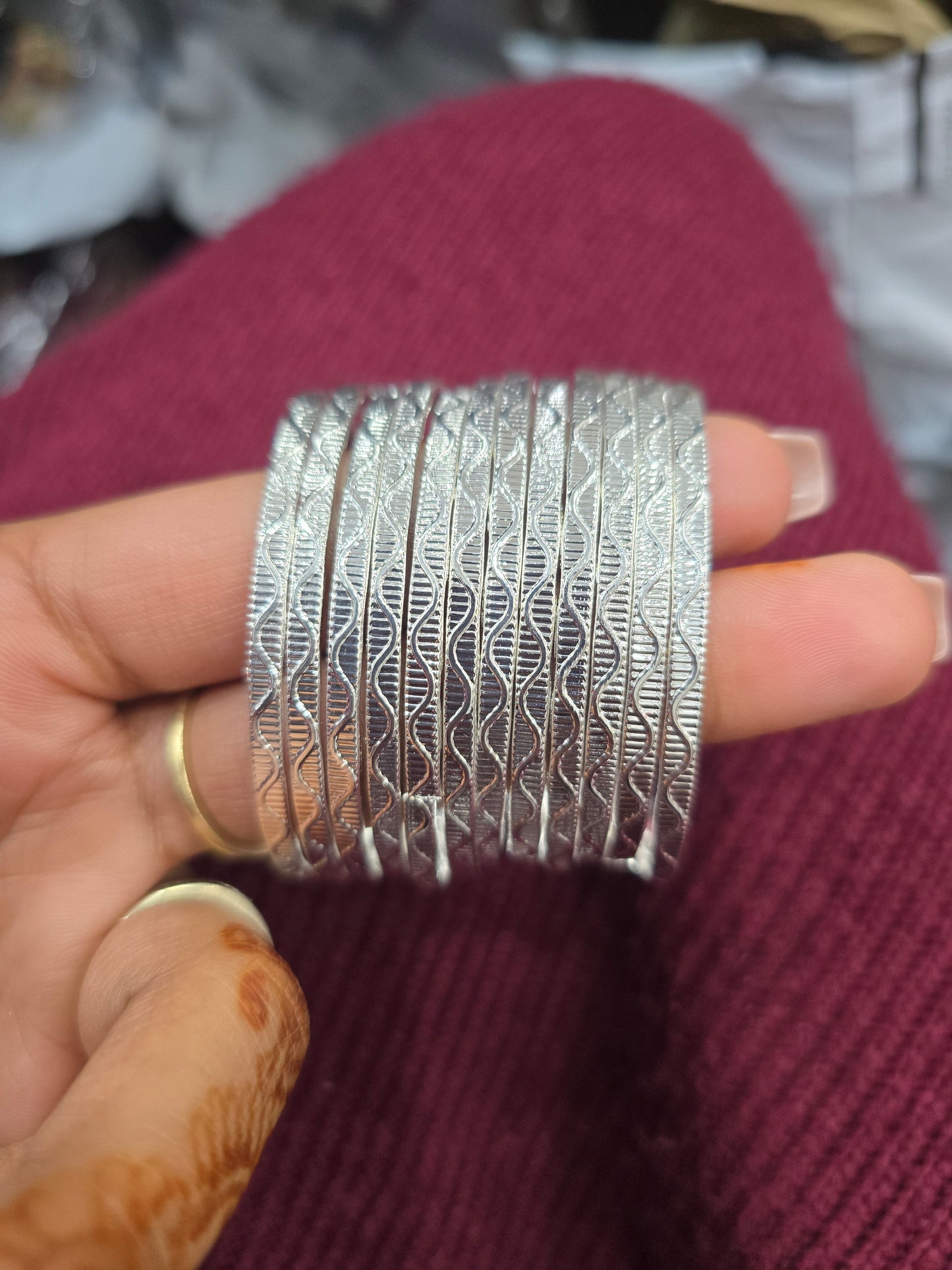 Beautiful designer metal bangles