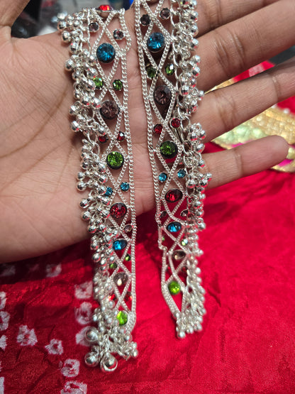 Beautiful designer bridal anklets