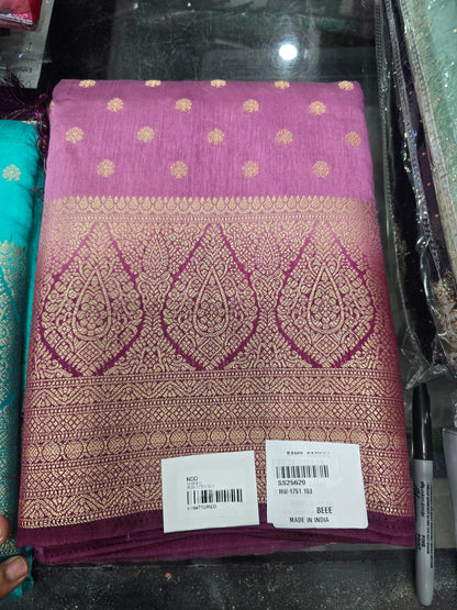 Beautiful designer silk saree