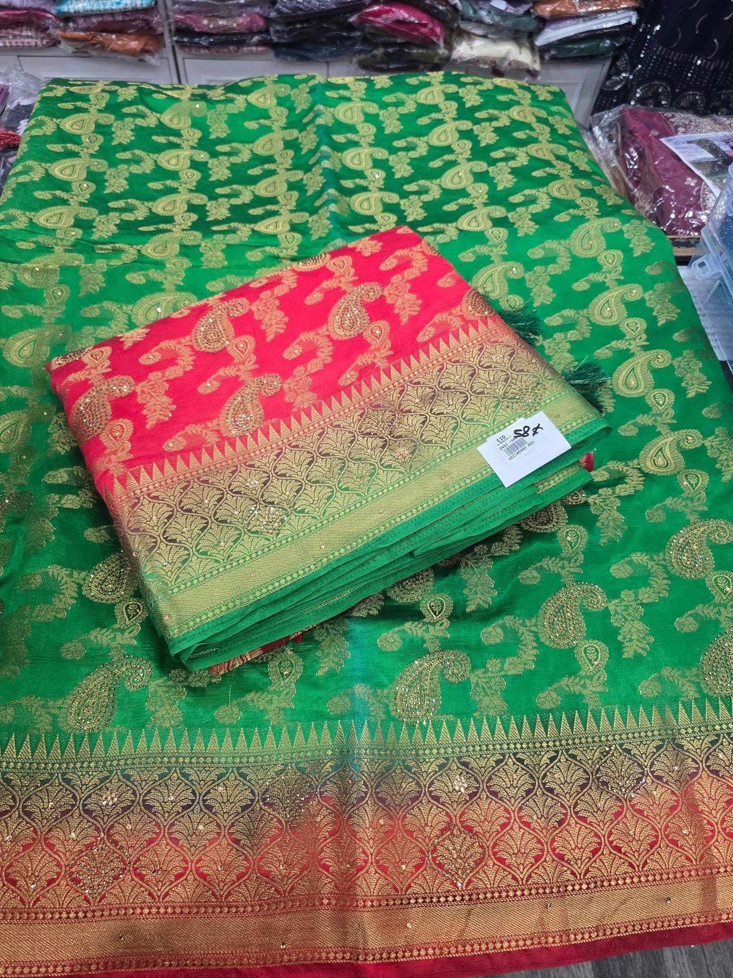 Beautiful designer silk saree