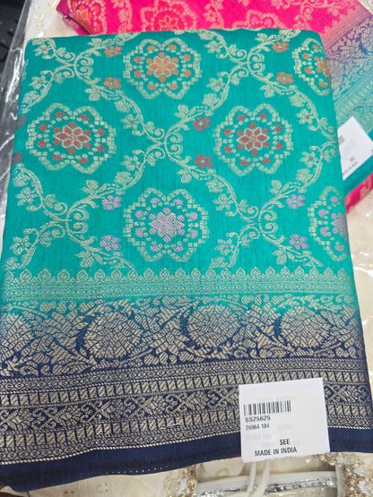 Beautiful designer silk saree