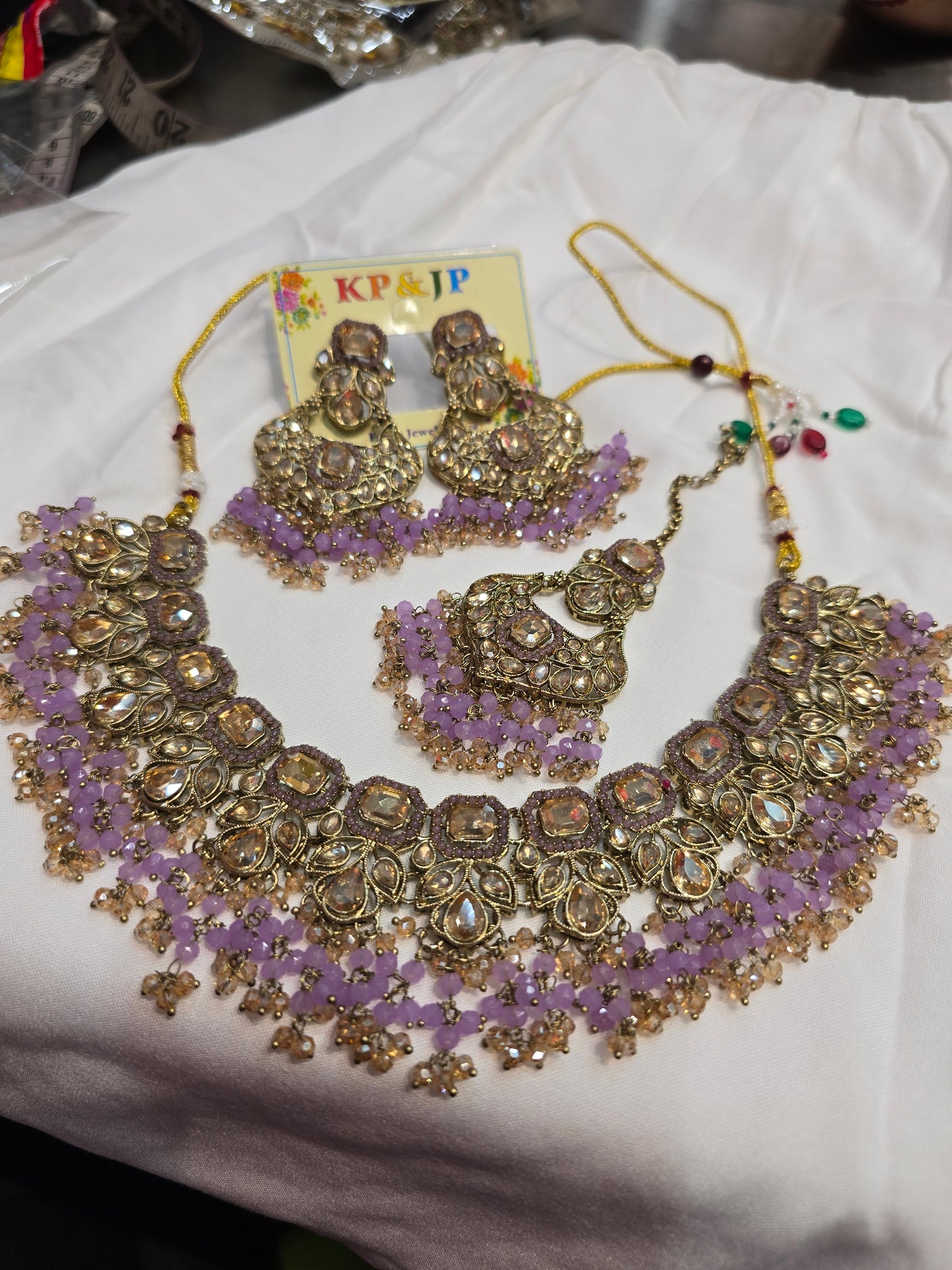 Beautiful designer necklace set