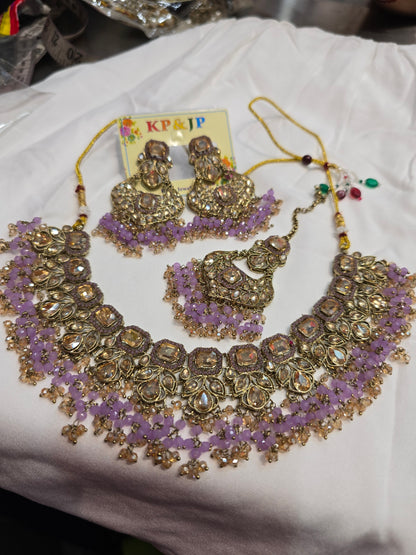 Beautiful designer necklace set