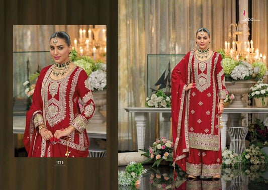 Beautiful designer Pakistani style plazo suit