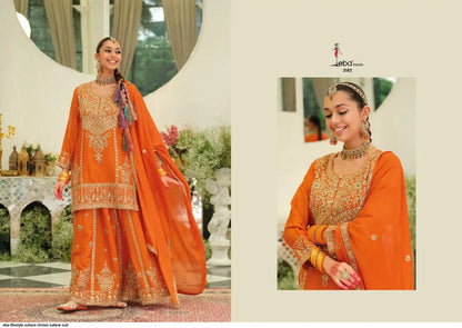 Beautiful designer long top lengha