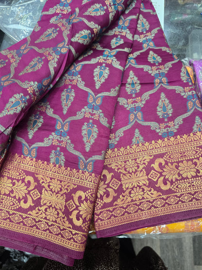 Beautiful designer silk saree