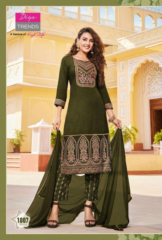Beautiful designer Kurti with pants with duppatta