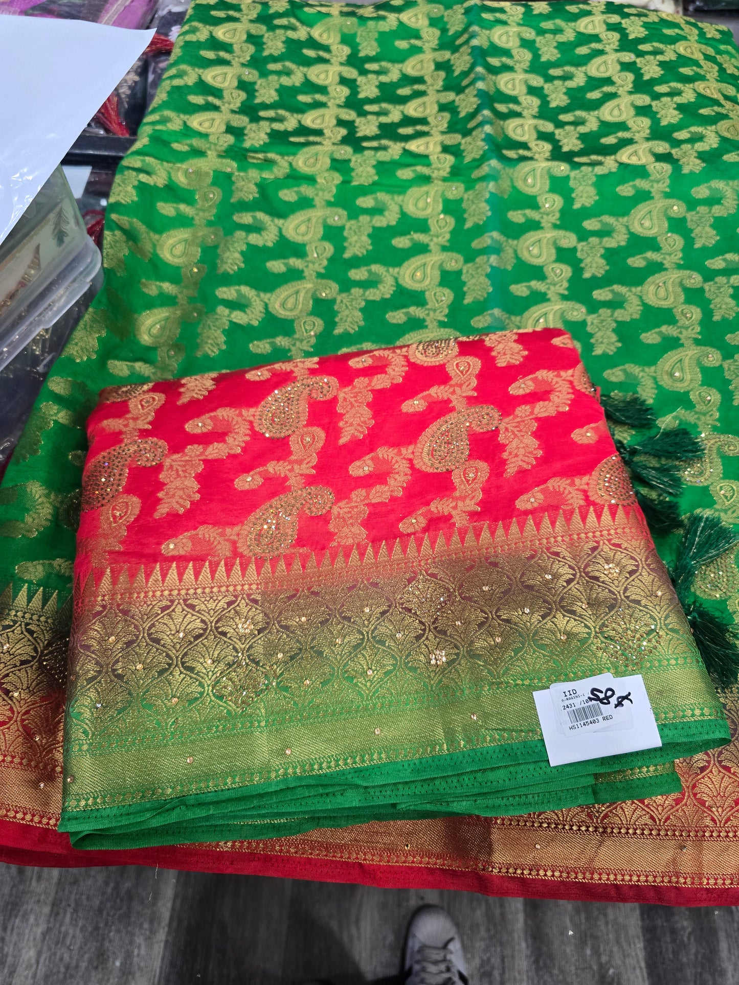 Beautiful designer silk saree