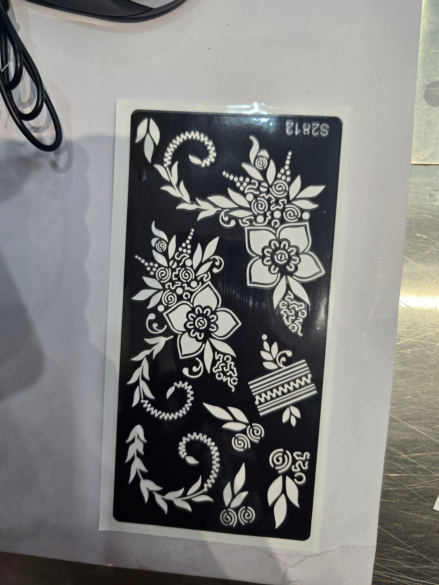 Henna Tattoo Stencil Stickers, Reusable Henna Tattoo Templates