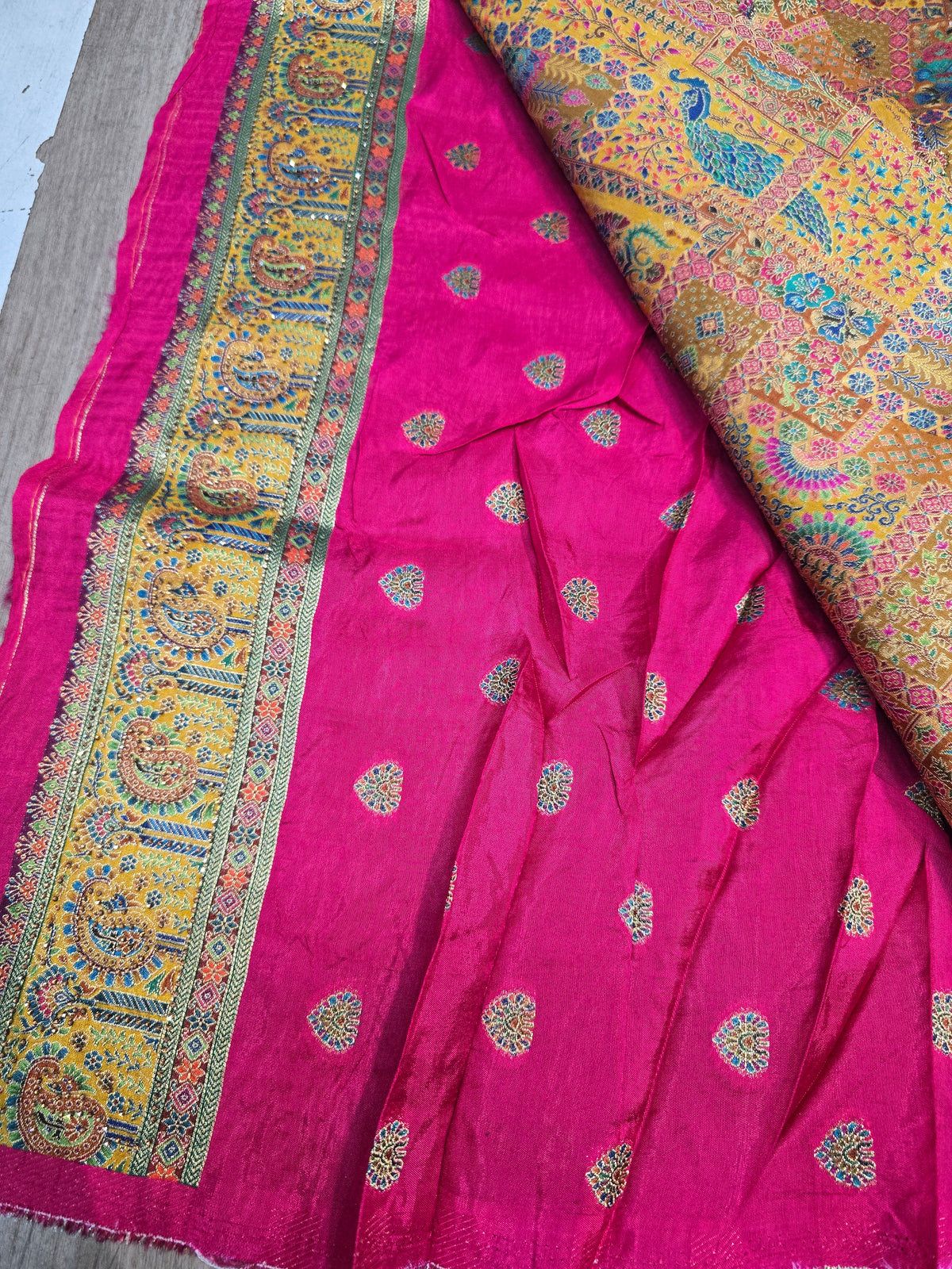 Beautiful designer pure silk saree