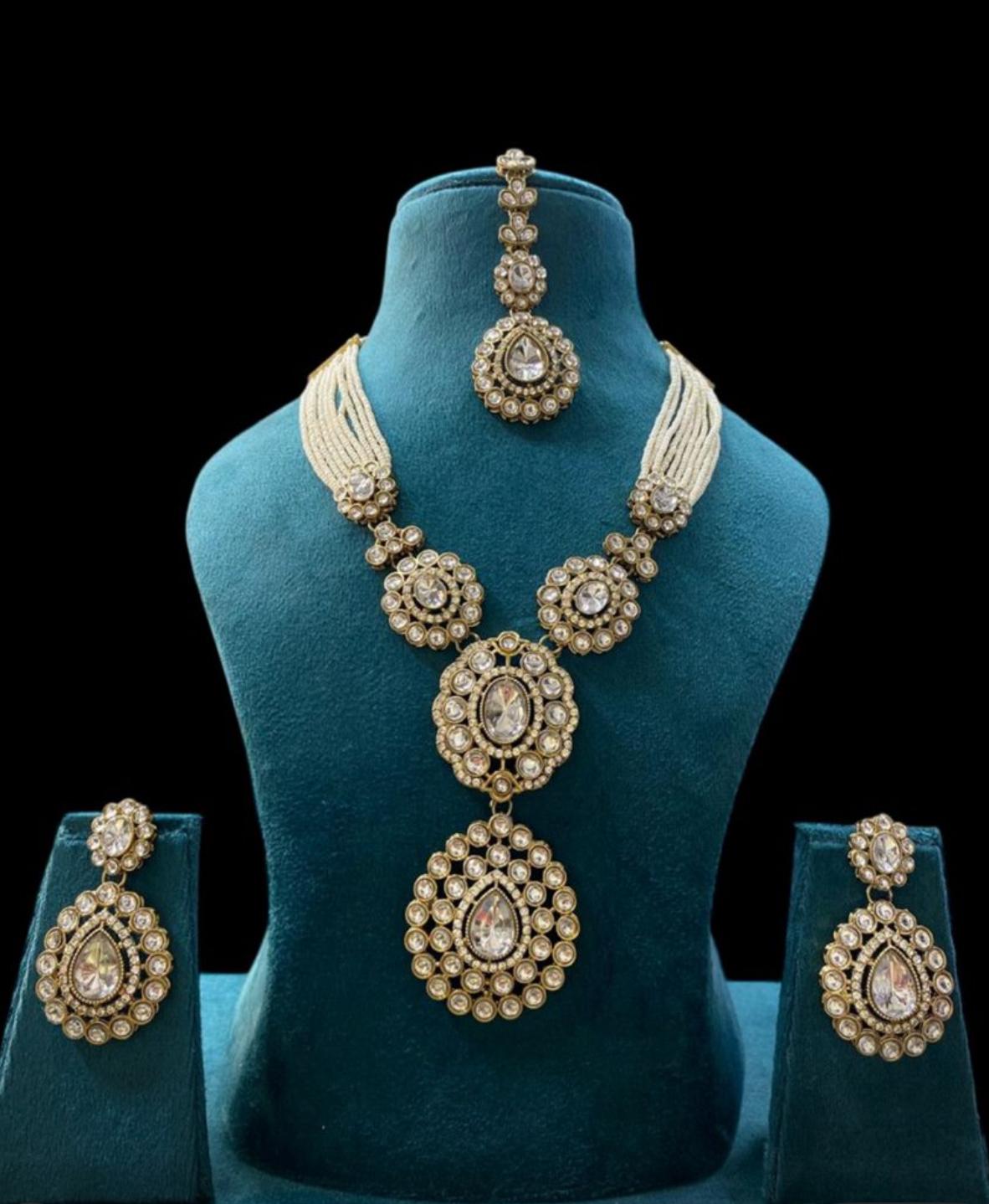 Beautiful designer necklace set