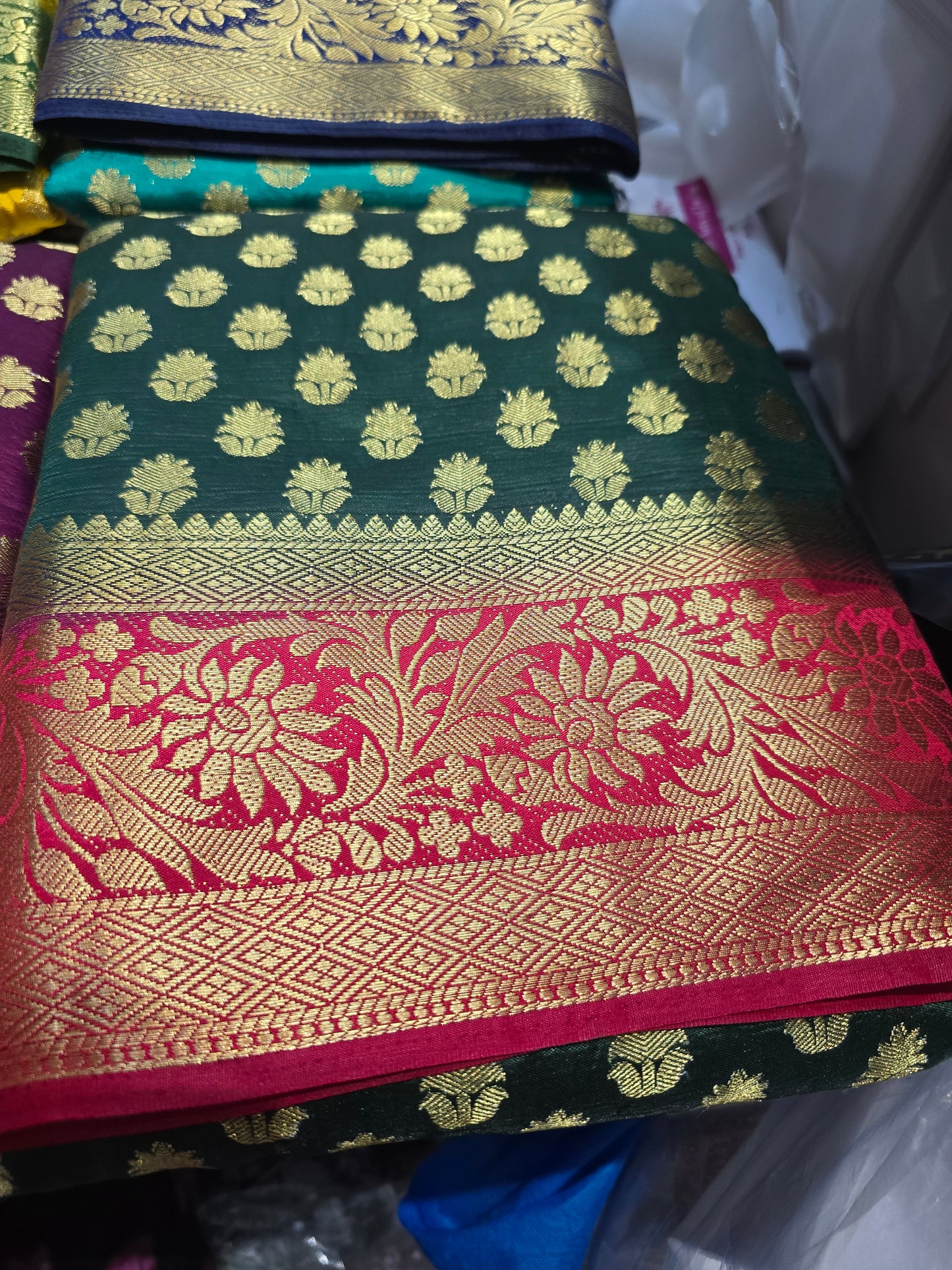 Beautiful designer silk saree