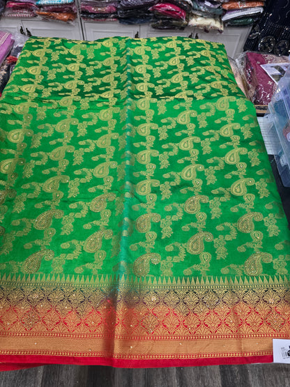 Beautiful designer silk saree