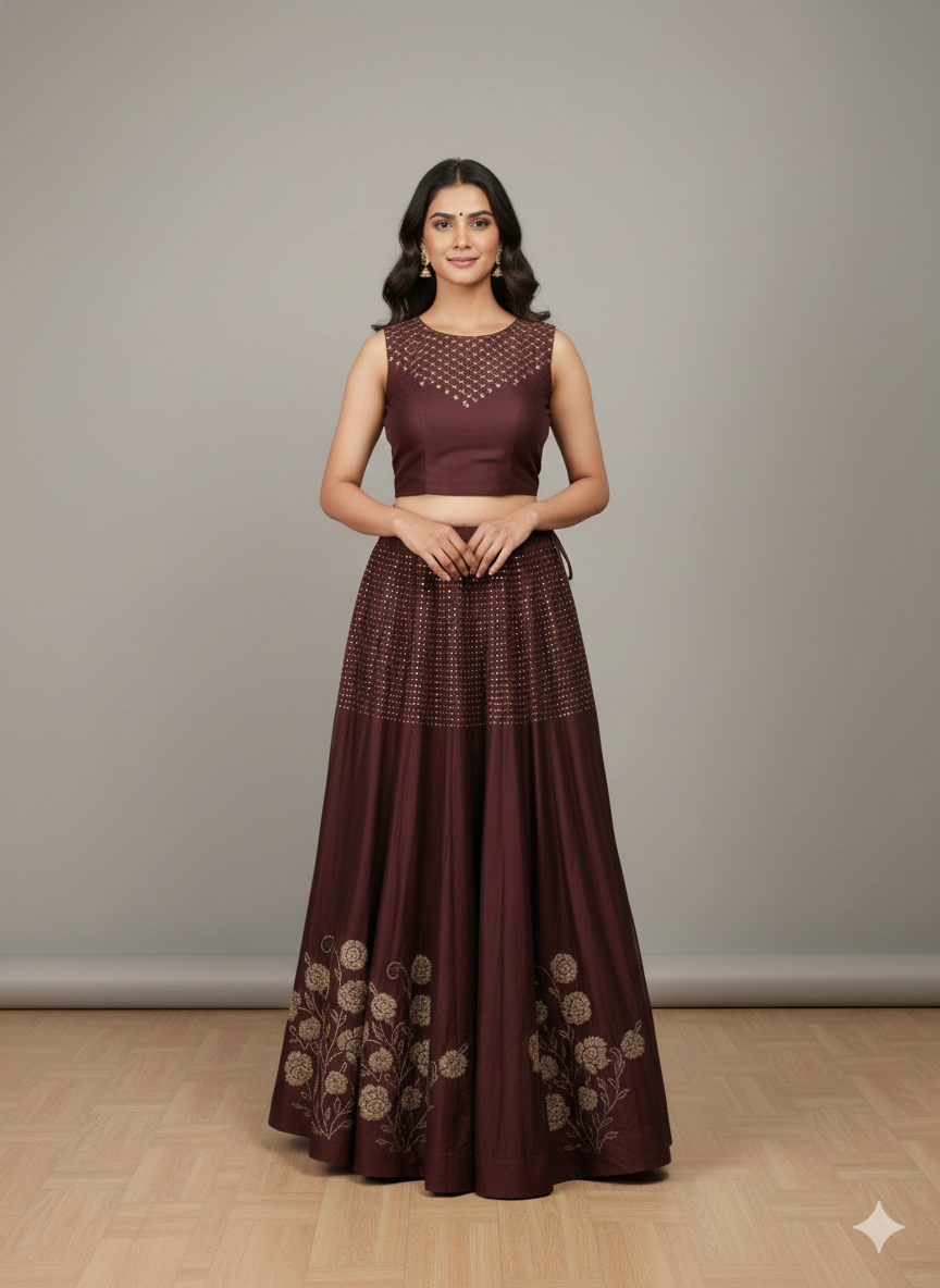 Beautiful designer lengha choli