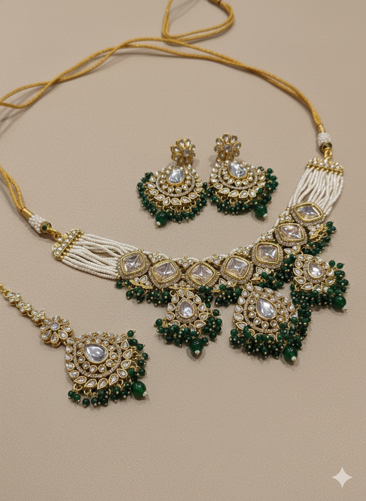 Beautiful designer necklace set