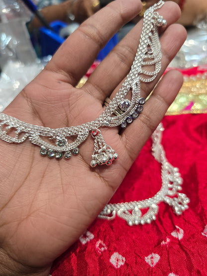 Beautiful designer bridal anklets