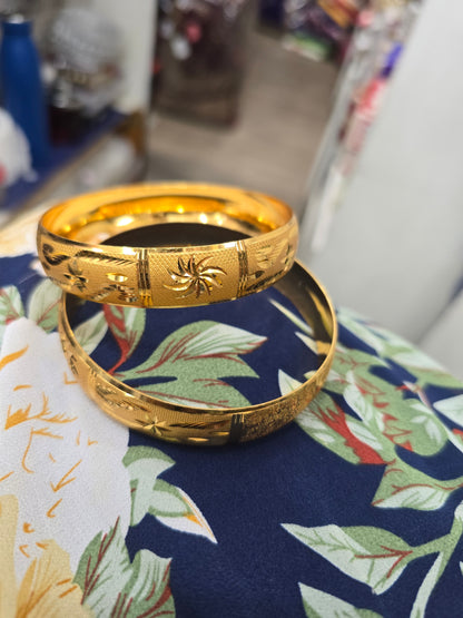 Beautiful gold plated bangles