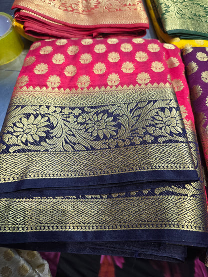 Beautiful designer silk saree