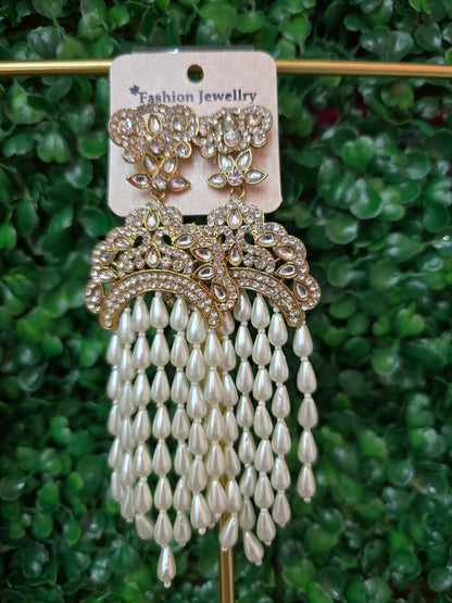 Beautiful designer pearl earrings