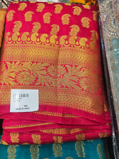 Beautiful designer silk saree