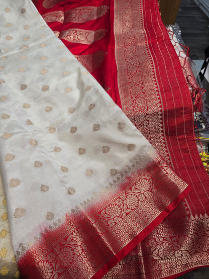 Beautiful designer temple silk saree